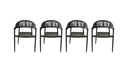 Aluminum Outdoor Arm Chair (Set of 4) - Gray