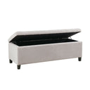 Shandra - Tufted Top Storage Bench - Natural - Madison Park - Storage Benches - Elite Enclave Home