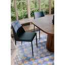 Nora - Vegan Leather Dining Chair (Set of 2) - Ocean Cavern Gray - Moe's Home Collection - Chair Sets - Elite Enclave Home