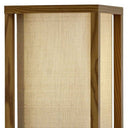 Floor Lamp With Storage Shelves - Natural Wood - HomeRoots - Floor Lamps - Elite Enclave Home