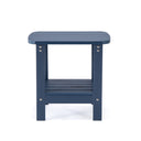 Plastic Outdoor Side Table - Navy Blue