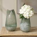 Chianti - Seeded Glass Vases (Set of 2) - Blue / Green - Uttermost - Vases & Jars - Elite Enclave Home