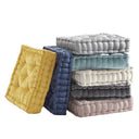 Azza - Square Floor Pillow Cushion - Aqua - Intelligent Design - Floor Pillows - Elite Enclave Home