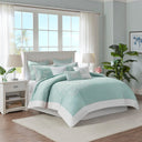Coastline - Duvet Cover Mini Set - Aqua