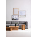 Grasslands - Framed Painting - White - Moe's Home Collection - Framed Prints - Elite Enclave Home