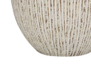 Ceramic Round Table Lamp With Empire Shade - Cream - HomeRoots - Table Lamps - Elite Enclave Home