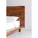 Madagascar - Queen Platform Bed - Light Brown - Moe's Home Collection - Slat Beds - Elite Enclave Home