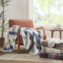 Bloomington - Faux Mohair to Sherpa Throw - Tan - Woolrich - Throws - Elite Enclave Home