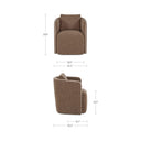 Cecil - Dining Chair - Dark Brown - Moe's Home Collection - Arm Chairs - Elite Enclave Home