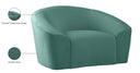 Riley - Arm Chair - Meridian Furniture - Arm Chairs - Elite Enclave Home