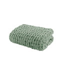 Chenille Chunky Knit - Throw - Sage Green - Madison Park - Throws - Elite Enclave Home