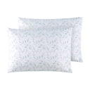 200 Thread Count Printed Cotton - Queen Sheet Set - Green Leaves