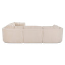 Matina - Classic L Modular Sectional - Oatmeal - Moe's Home Collection - Stationary Sectionals - Elite Enclave Home