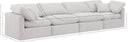 Indulge - Velvet 4 Seat Modular Sofa - Meridian Furniture - Stationary Sectionals - Elite Enclave Home