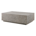 Hesston - Outdoor Concrete Coffee Table - Brown / Gray - Uttermost - Coffee Tables- Elite Enclave Home