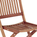 24" x 22" x 33" Solid Wood Indoor Outdoor Deck Chair - Brown
