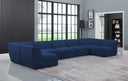 Miramar - 7 Piece Modular Sectional - Meridian Furniture - Stationary Sectionals - Elite Enclave Home