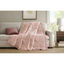 Windom - All Season Hypoallergenic Twin Blanket With 3M Scotchgard - Blush
