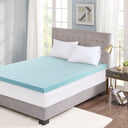 Gel Memory Foam With Cooling Cover Hypoallergenic Mattress Topper - Twin