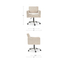 Harris - Office Chair - Oat / Beige - Moe's Home Collection - Swivel Chairs - Elite Enclave Home