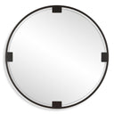 Cornelia - Black Round Mirror