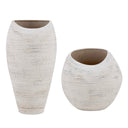 Inara - Indoor - Outdoor Vases (Set of 2) - White - Uttermost - Vases & Jars - Elite Enclave Home