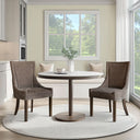 Ultra - Ultra Upholstered Dining Side Chairs With Legs (Set of 2) - Brown - Madison Park Signature - Chair Sets - Elite Enclave Home