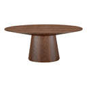 Otago - Oval Dining Table - Natural Walnut - Moe's Home Collection - Dining Tables - Elite Enclave Home