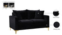 Naomi - Loveseat - Meridian Furniture - Stationary Loveseats - Elite Enclave Home