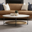 Beaumont - Coffee Table - White / Natural - Madison Park - Coffee Tables - Elite Enclave Home