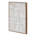 Unfold - 1 Framed Print - White - Moe's Home Collection - Framed Prints - Elite Enclave Home
