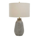 Monacan - Textured Table Lamp - Gray