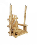Wood Single Chair Porch Swing - Natural