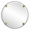Radius - Round Bronze Iron Mirror