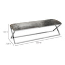 Rossi - Bench - Gray - Moe's Home Collection - Upholstered Benches - Elite Enclave Home