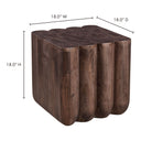 Punyo Punyo - Accent Table - Dark Brown - Moe's Home Collection - Accent Tables - Elite Enclave Home