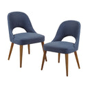Nola - Dining Side Chair (Set of 2) - Navy - INK+IVY - Chair Sets - Elite Enclave Home
