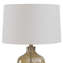 Rainer - Blown Glass Table Lamp - Brown / White