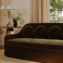 Rialto - Faux Mohair Sofa - Dark Green - Moe's Home Collection - Stationary Sofas - Elite Enclave Home