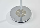 Modern Thick Pole Torchiere Floor Lamp - Silver - HomeRoots - Floor Lamps - Elite Enclave Home