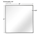 Alexo - Square Mirror - Black