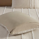 Anslee - 3 Piece Yarn Dyed Duvet Cover Set - Taupe