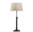 Metal With Tan Empire Shade (Set of 2) - Black