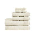 Turkish - 6 Piece Bath Towel Set - Natural - Madison Park Signature - Towel Sets - Elite Enclave Home