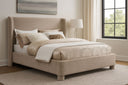 Penny - Chenille Fabric Bed - Meridian Furniture - Upholstered Beds - Elite Enclave Home