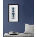 Cerulean Stones - Real Natural Agate Framed - Blue - INK+IVY - Framed Prints - Elite Enclave Home