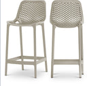 Mykonos - Outdoor Patio Stool (Set of 2) - Meridian Furniture - Stool Sets - Elite Enclave Home
