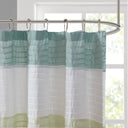 Amherst - Shower Curtain - Green - Madison Park - Shower Curtains - Elite Enclave Home