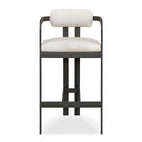 Kalmar - Outdoor Bar Stool - Black / White