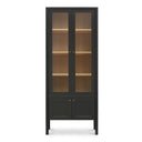 Hannah - Tall Display Cabinet - Black - Moe's Home Collection - Display Cabinets - Elite Enclave Home